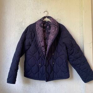 XIRENA reversible quilted cotton jacket